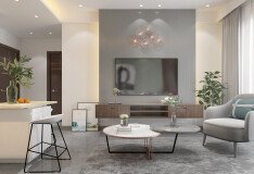 Дизайн-проект для квартиры 55,82 м2 в ЖК "Лидер"